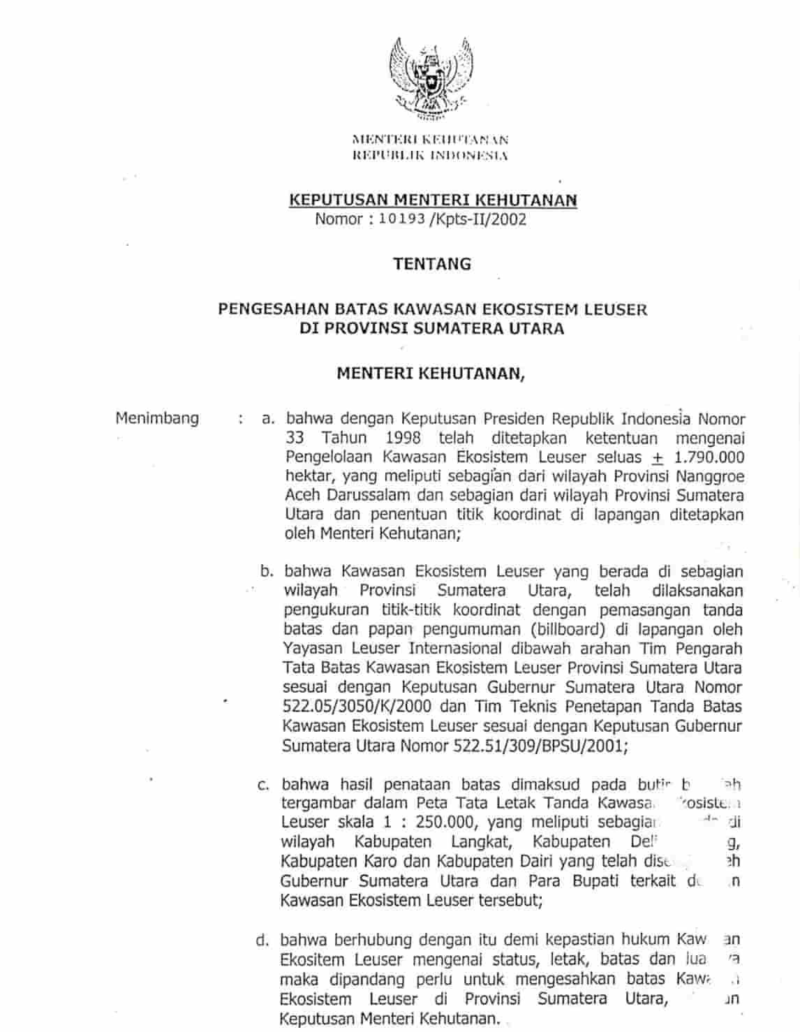 Flyer SK Pengesahan Batas KEL Sumatera Utara