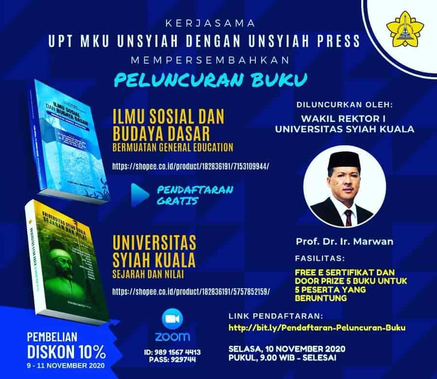 Flyer Peluncuran Buku Ilmu Sosial Budaya Dasar