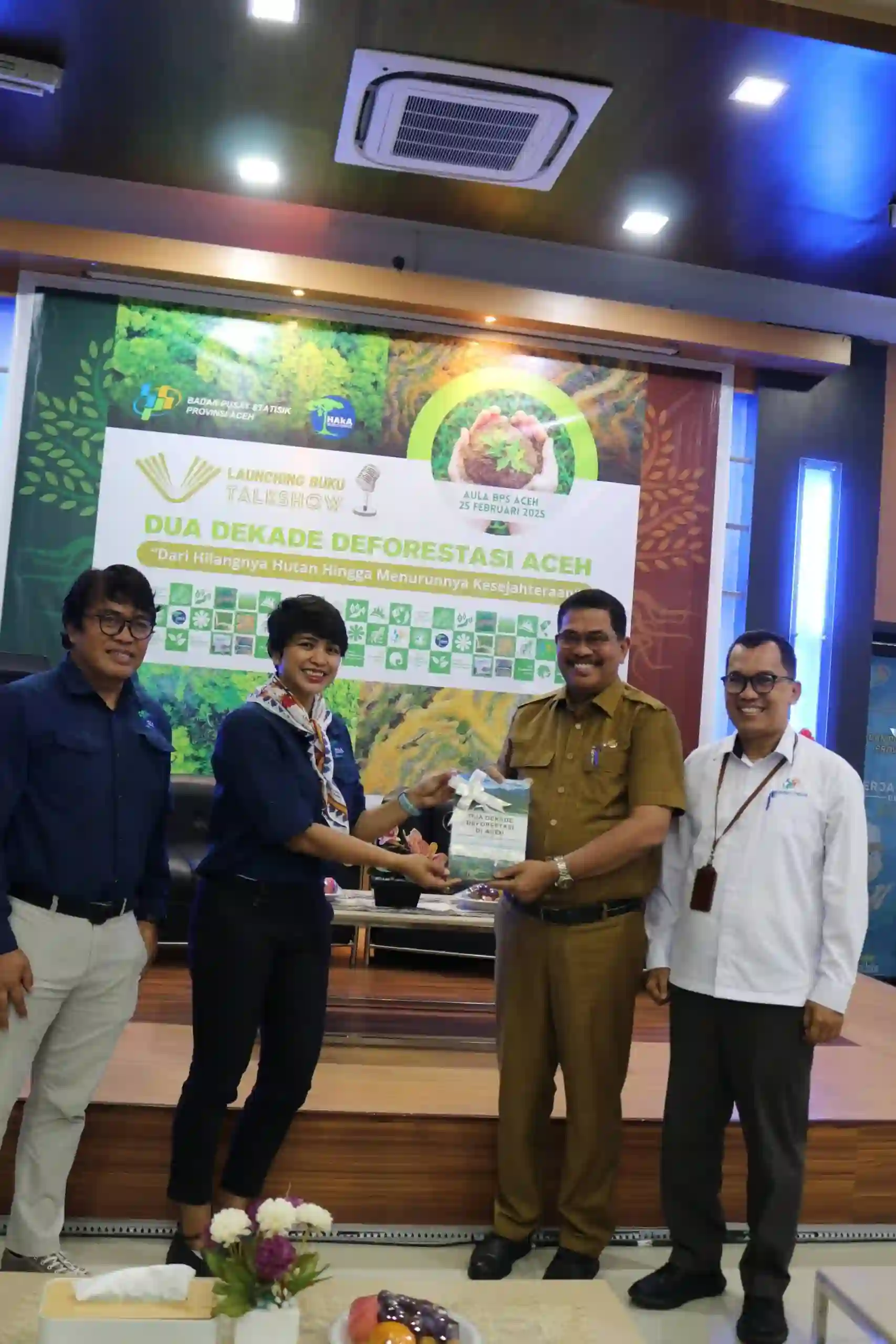 Flyer Buku Dua Dekade Deforestasi Aceh