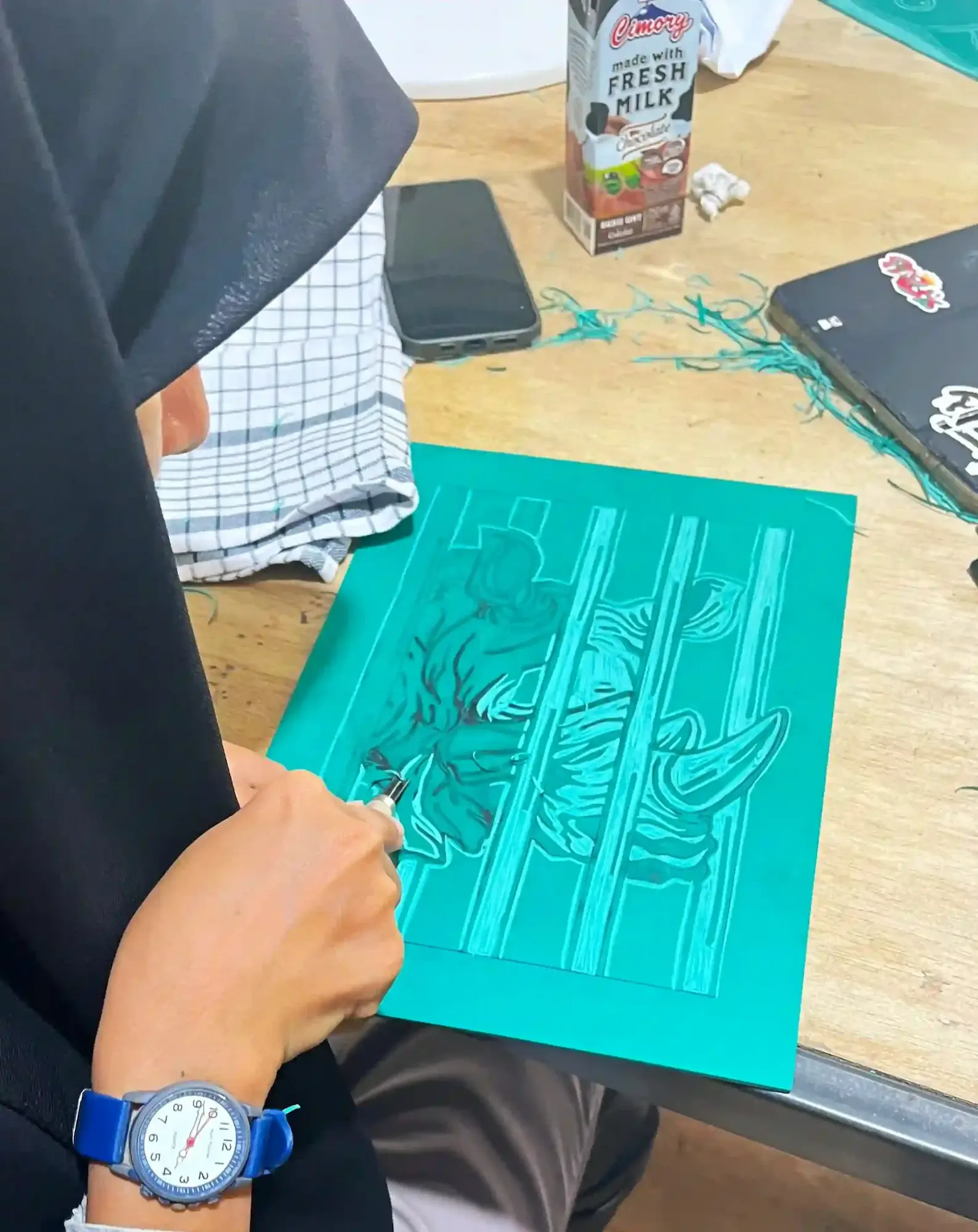 Flyer Seni Cetak Cungkil