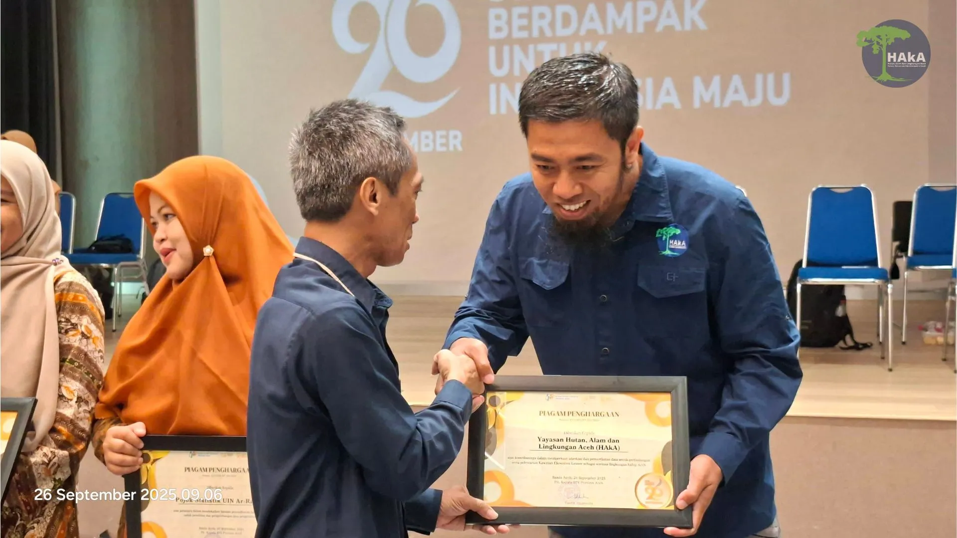 BPS memberi penghargaan kepada HAkA