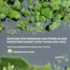 Cover of the Aceh Peat Ecosystem Protection and Management Plan Document (RPPLH Aceh)