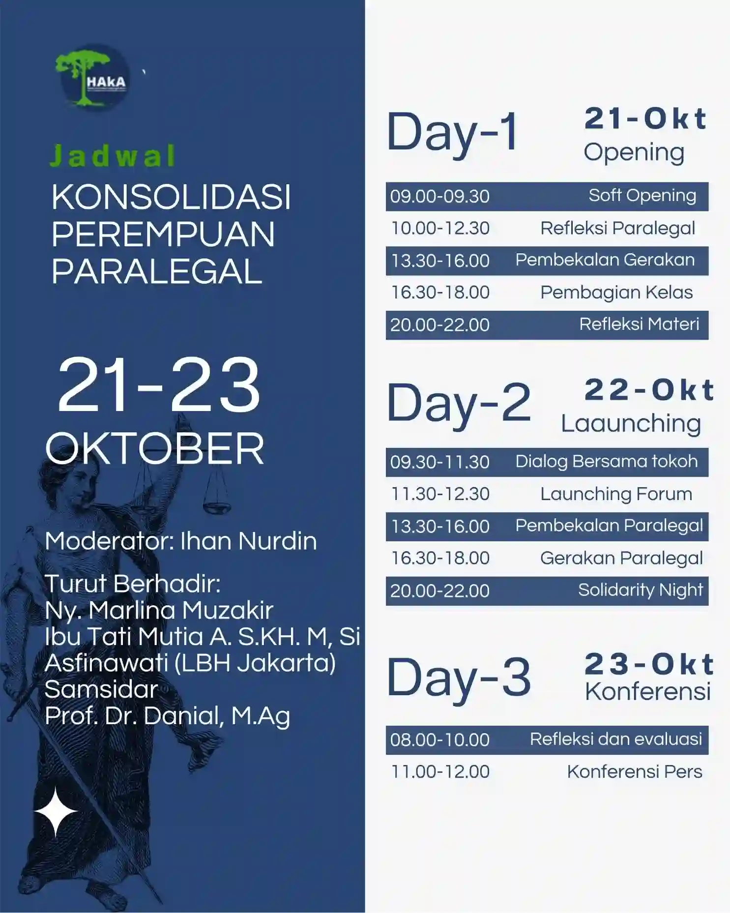 Flyer Konsolidasi Perempuan Paralegal