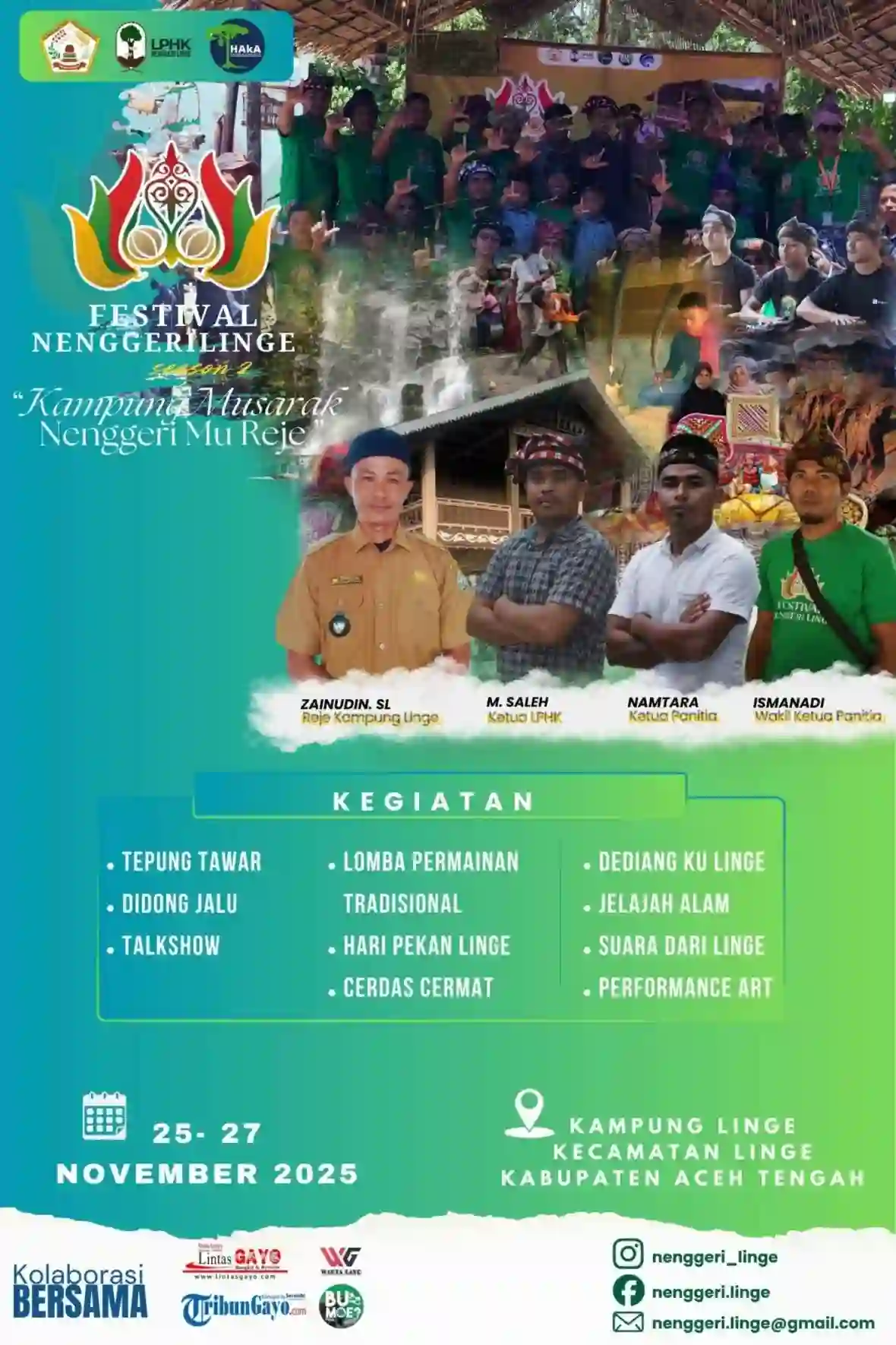 Flyer Festival Nenggeri Linge