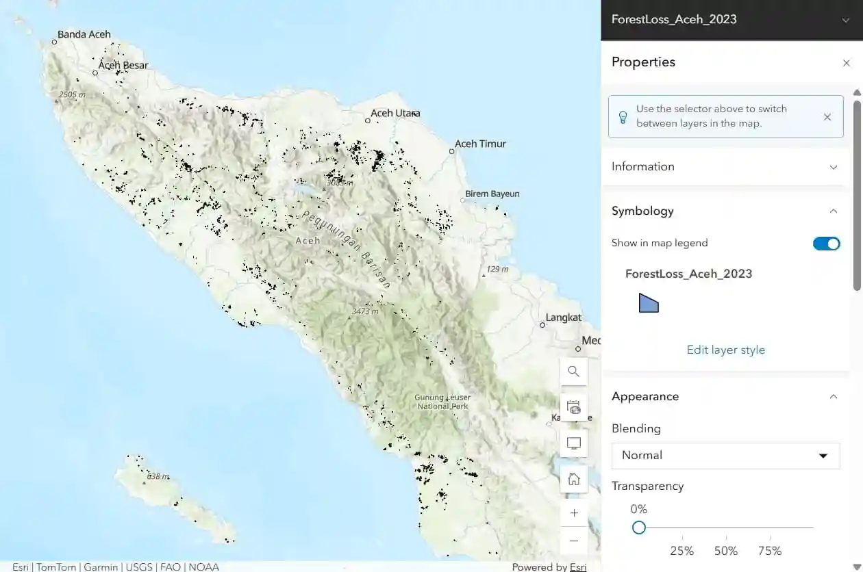 Flyer Shapefiles Forest Loss 2023