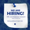 Lowongan Kerja MEL Database Staf