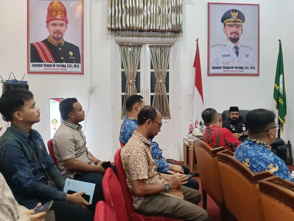 Audiensi dengan Bupati Aceh Timur