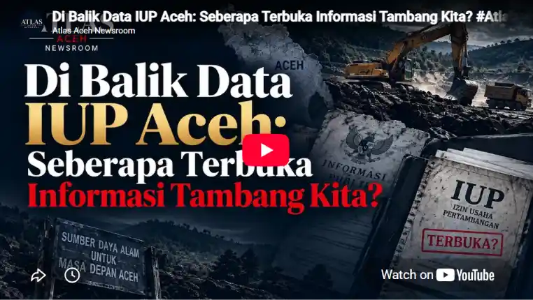 Flyer Di Balik Data IUP Aceh