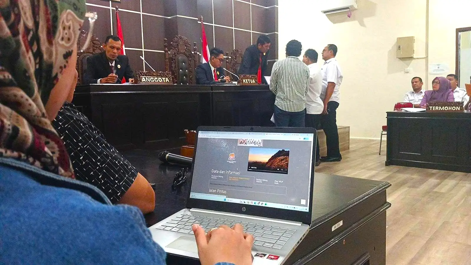 Suasana Sidang KIA HAkA Pemerintah Aceh